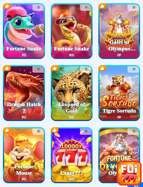 Jogador se divertindo em slots do cassino Fui777